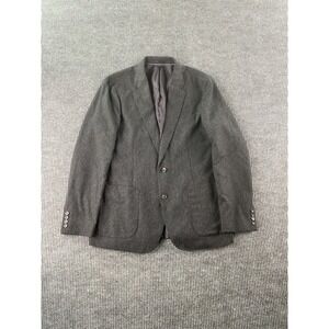 J Crew Suit Jacket 42 R Gray Wool Ludlow Slim Abraham Moon British Cloth Luxury